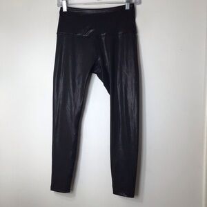 Beyond yoga faux leather leggings women medium black